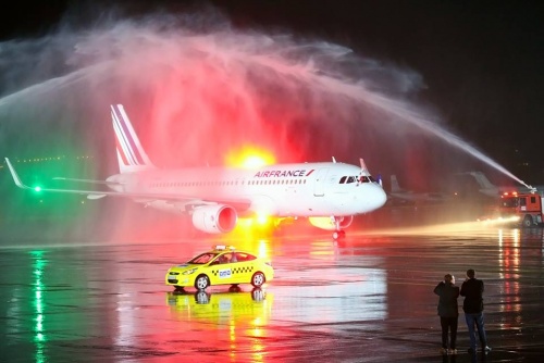ავიაკომპანია AIR FRANCE-მა თბილისში პირველი რეისი შეასრულა