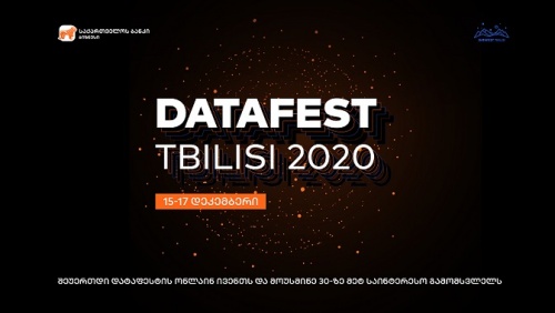 საქართველოს ბანკის მხარდაჭერით DataFest Tbilisi 2020 მიმდინარეობს
