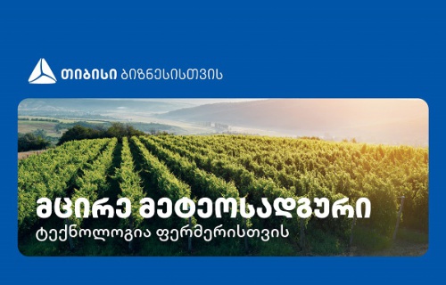 თიბისის მხარდაჭერით, ფერმერები კლიმატგონივრული სისტემების  დანერგვას შეძლებენ   