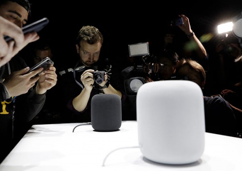 Apple-მა ხმით რეგულირებადი სპიკერი HomePod წარადგინა