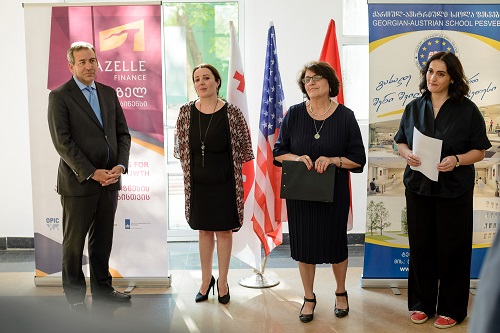 OPIC -ის ჩართულობით, სკოლა  ფესვების  რეაბილიტაცია დაიწყო 