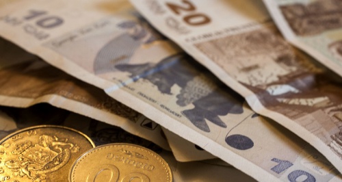 1 დოლარი 3.1248 ლარი ღირს, 1 ევრო - 3.6738 ლარი